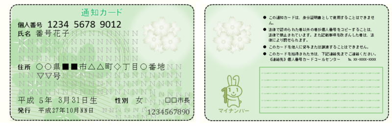My number japonés