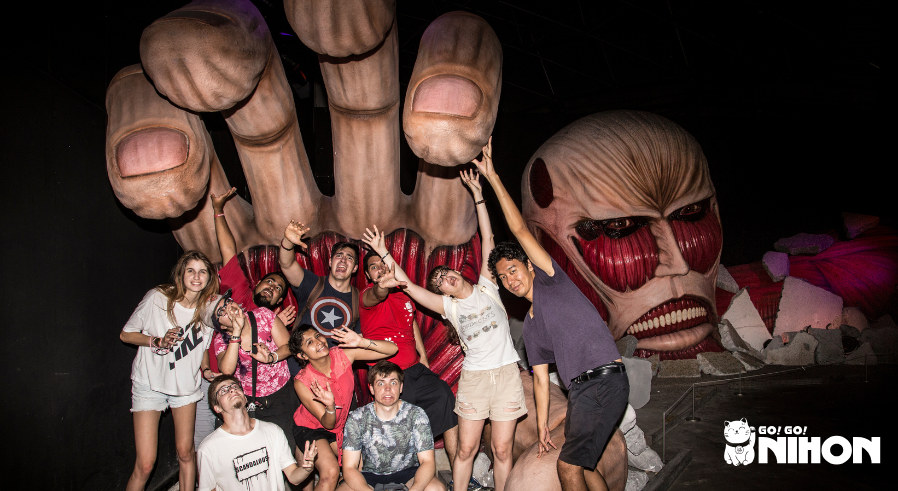 summer course study trip group having fun