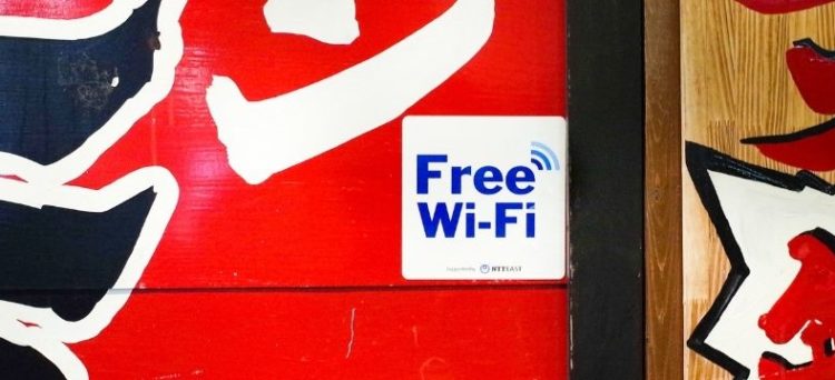 Free wifi in Japan