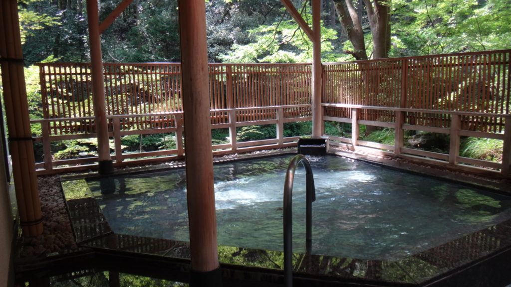 Japanese outdoors onsen Traveling to Japan