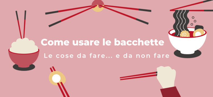 Come si usano le bacchette in Giappone
