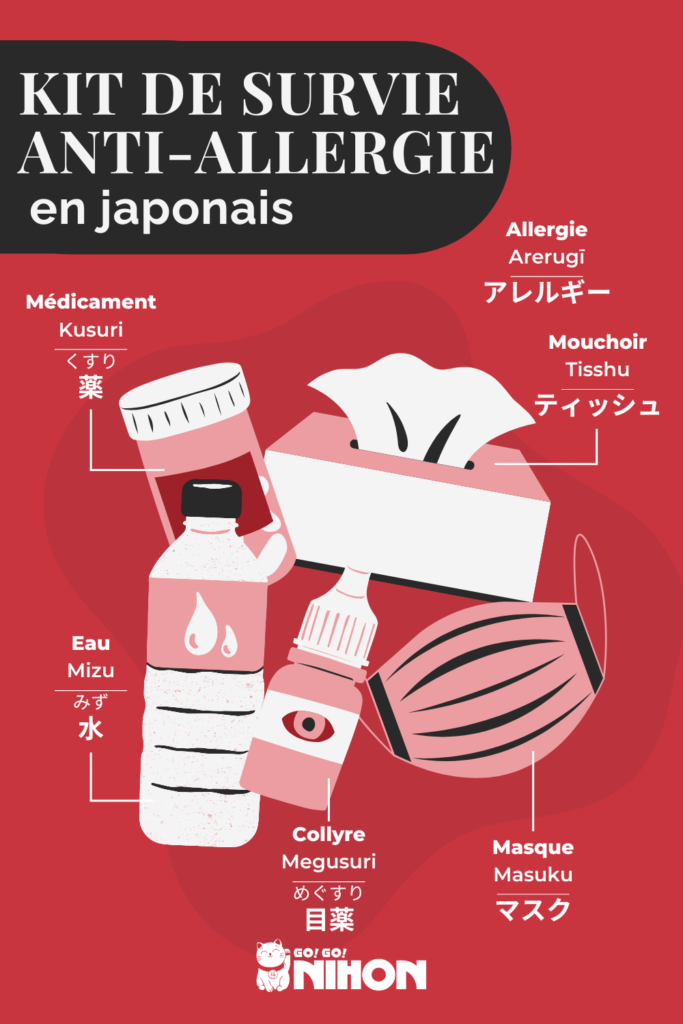 kit de survie anti-allergie