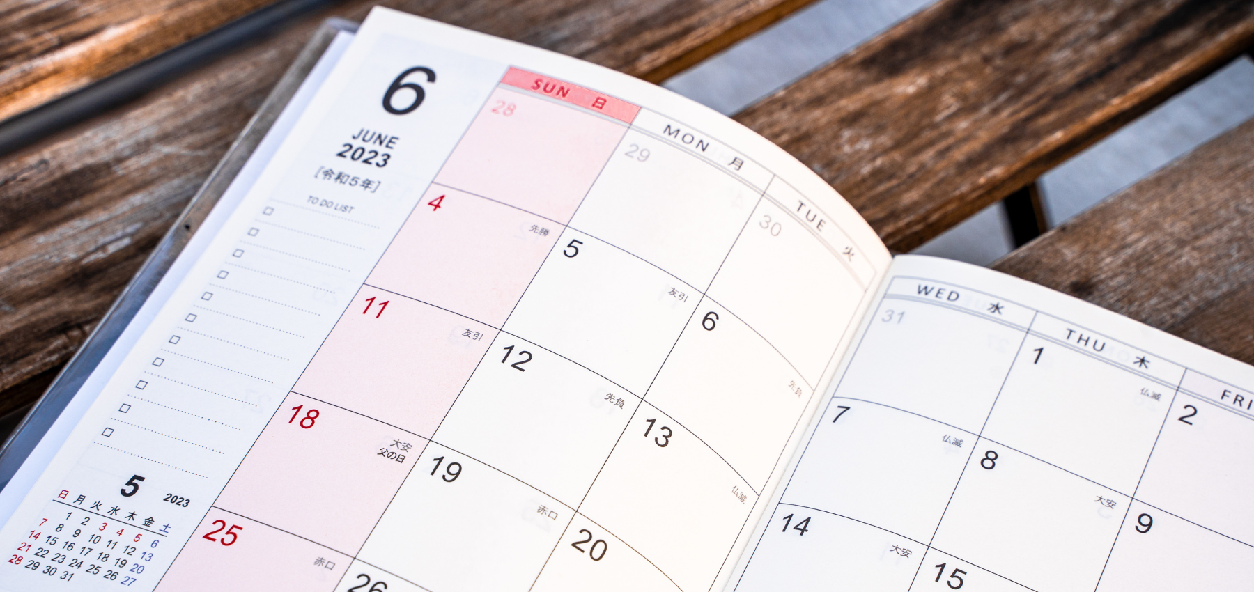 Le calendrier portebonheur japonais traditionnel Rokuyō