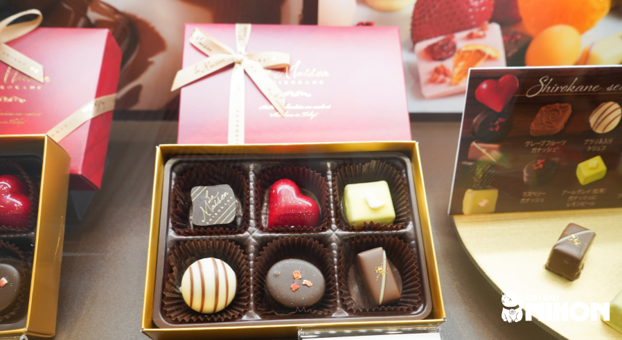 Pralinengeschenk zum Valentinstag