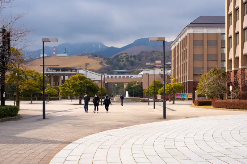 APU, affiliated with Ritsumeikan Asia Pacific University, has produced global leaders since 2000 from its Beppu location.