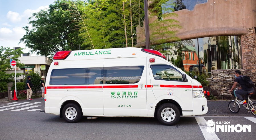 ambulance on the street