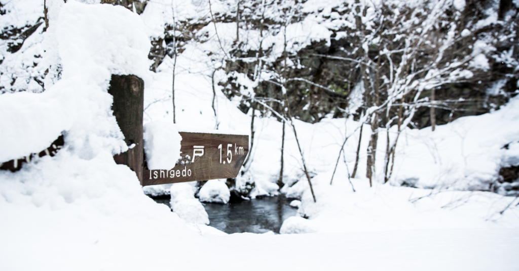 snow at ishigedo