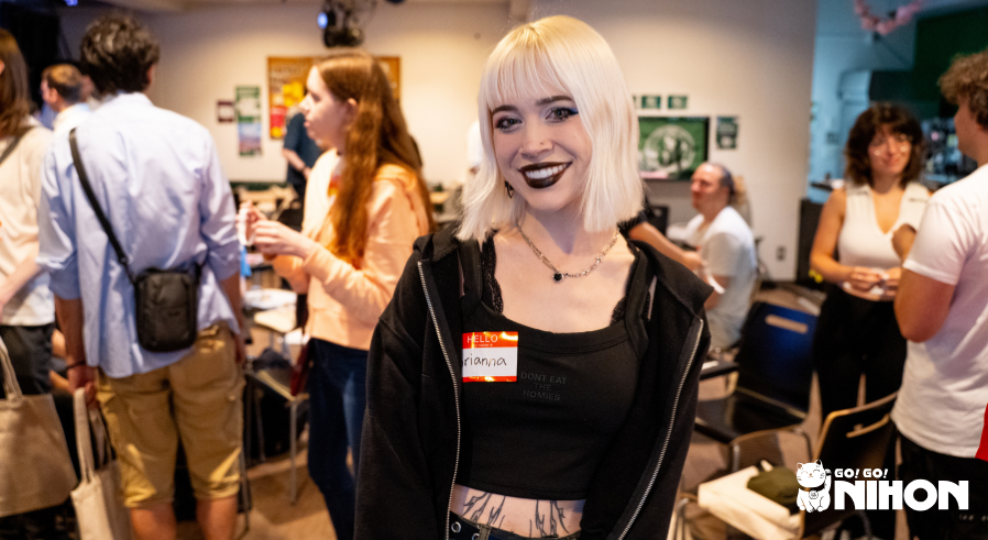 Brianna, a language student from the US, who is studying Japanese in Japan